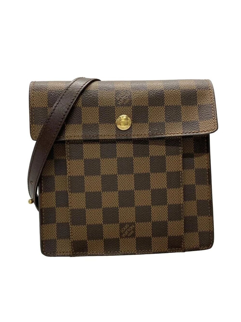 LOUIS VUITTON Pimlico Ebene Damier Shoulder Bag bran596-101525